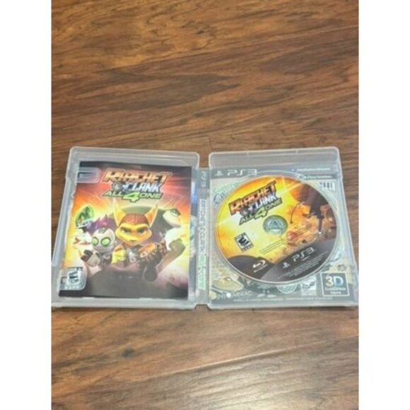 Ratchet & Clank All 4 One PS3 Video Game Complete In Case w/ manual Playstation - Picture 2 of 4